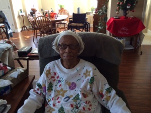 Willie Mae Williams, at home in Bastrop, Texas.